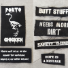Black Punk Patch Set