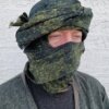 hood scarf post apocalyptic olive turban