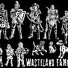 Wasteland Family window decal set